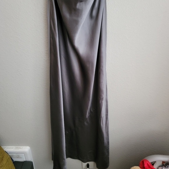 Reformation Casette Silk Dress in Shale size 6 NWT - Picture 7 of 11